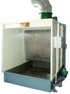 小型喷漆房内部结构示意图