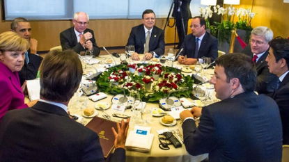 G7领导人会议现场