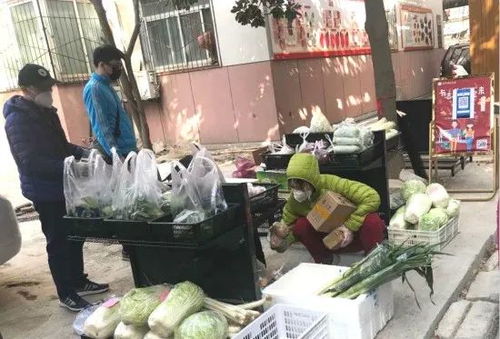 社区团购配送现场图片