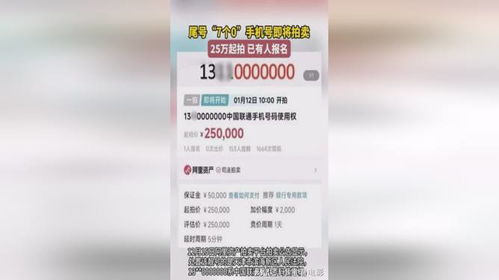 尾号7个0的手机号拍出61.2万元，我亲历了这场数字狂欢