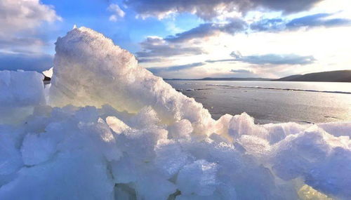 镜泊湖日落美景