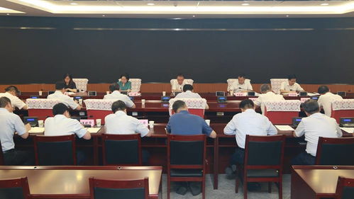 湖北省纪委监委工作人员开会讨论工作