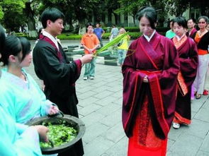 端午文化节现场沐兰汤仪式