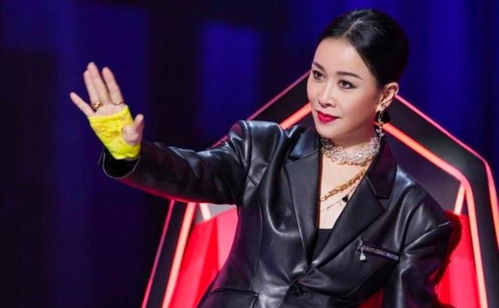 那英在节目中微笑面对镜头