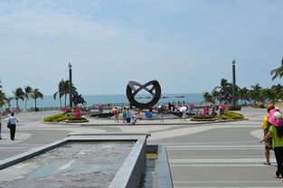 三亚花坛附近的事故现场