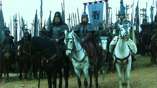 刘备骑马逃亡背景战火