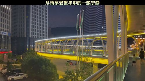 夜晚城市的宁静街道