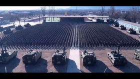 未来战争中的无人机群作战场景