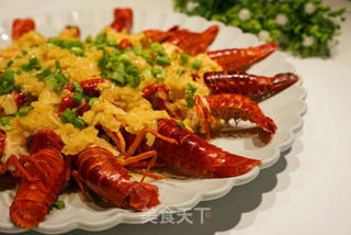 蒜蓉小龙虾成品摆盘