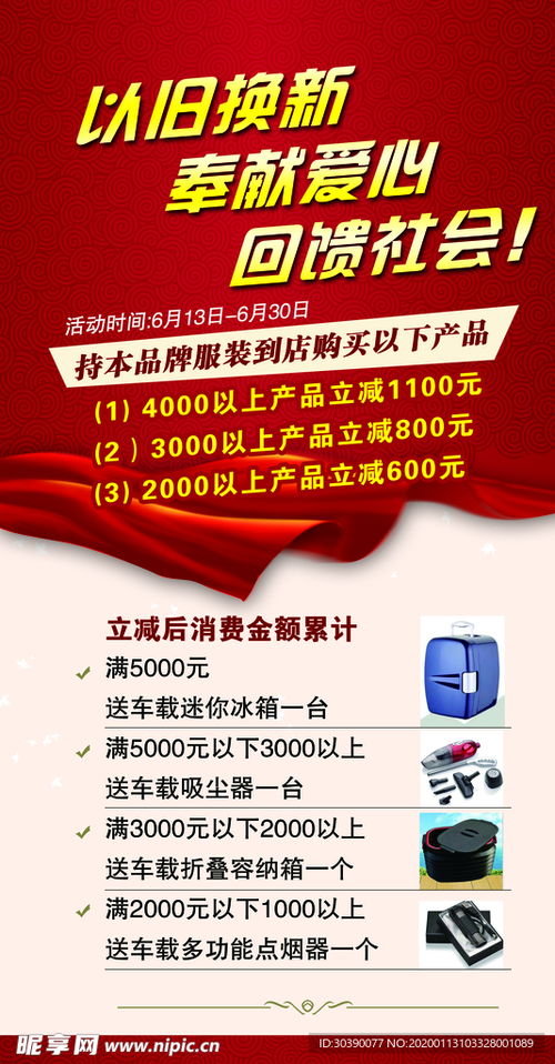 以旧换新宣传海报展示现场