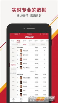 虎扑APP界面截图示意图