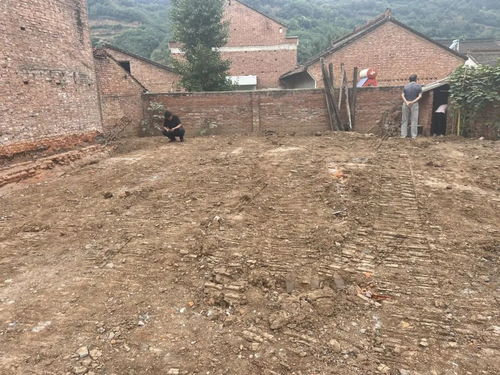 工作人员在现场勘察钢筋位置