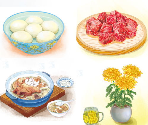 厨房里自制的传统节气美食