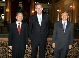 中欧领导人会晤现场照片