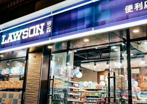 日本罗森便利店内部场景