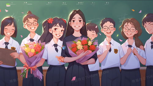 高三班主任送第一届学生毕业落泪，黑板上的两行字让全网破防了