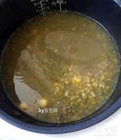 绿豆莲子汤成品图