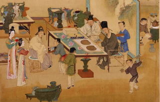 古代文人聚会场景