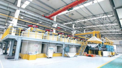 中国稀土加工厂内部场景