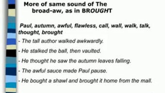 英语发音练习图示