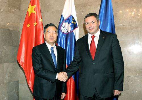 何立峰与外国政要会谈合影