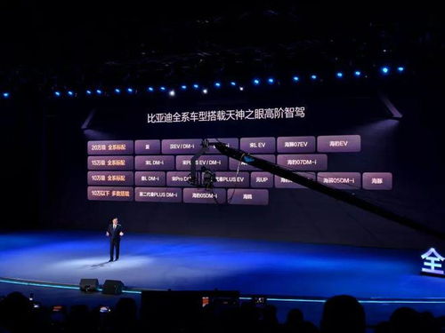 比亚迪智能化战略发布会现场展示天神之眼系统