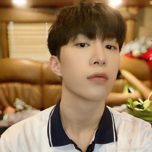 王安宇对镜眨眼自拍