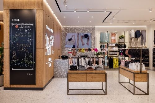 Lululemon门店顾客购物场景