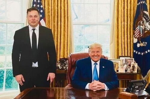 特朗普与马斯克在椭圆形办公室对话