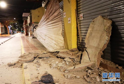 智利北部地震后受损房屋图片