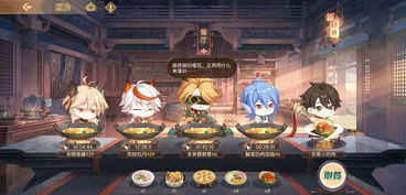 食物语游戏角色形象展示