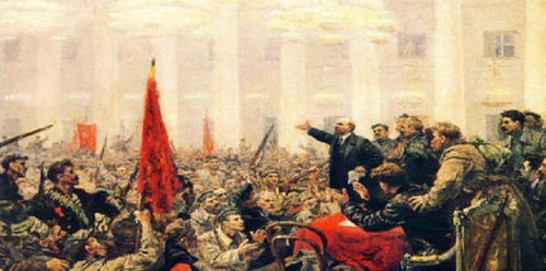 俄国十月革命场景