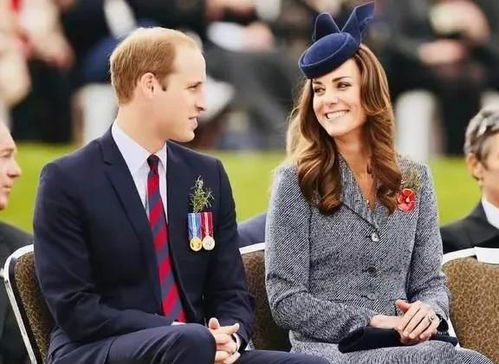 威廉王子与凯特王妃合影