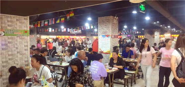 城市居民日常购物场景图