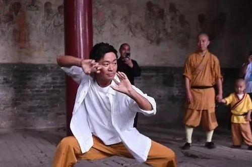 王宝强在少林寺习武的老照片