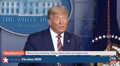 特朗普发表全国讲话