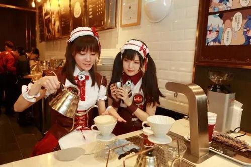 两个博主在咖啡馆讨论合作项目