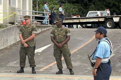 驻日美军士兵日常训练画面