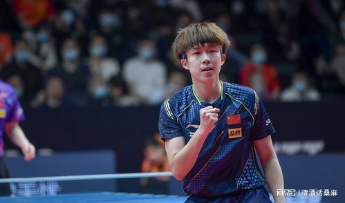 王楚钦与孙颖莎赛场配合瞬间