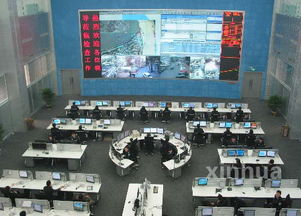 洛杉矶警察局指挥中心内部画面