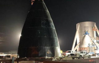 SpaceX发射星舰火箭现场图