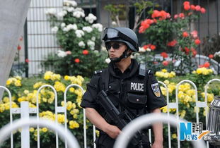 洛杉矶街头特警巡逻