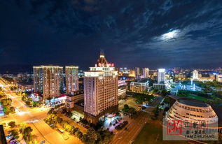 合肥城市夜景灯光璀璨