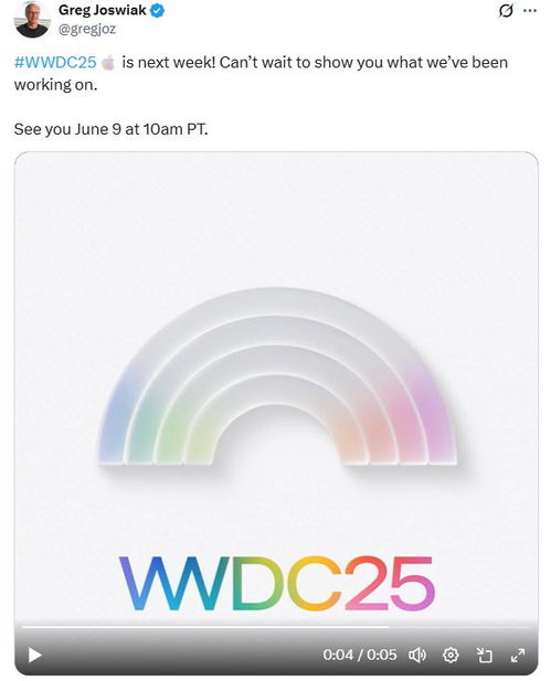 WWDC25重磅汇总：iOS 26外观大改，AI版Siri却缺席了？