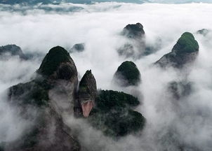 湖南崀山八角寨云海
