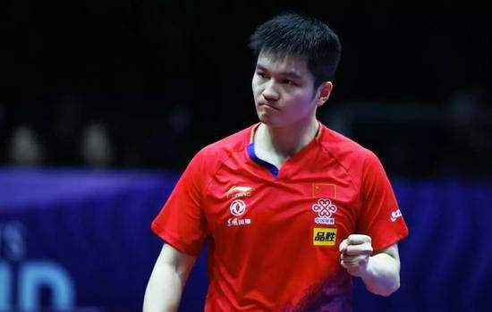 樊振东在乒超联赛比赛中