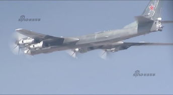 被击毁的俄军图-95战略轰炸机残骸