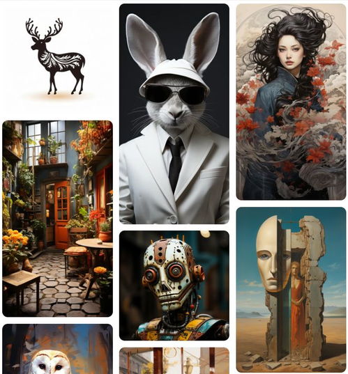 AI生成作品对比