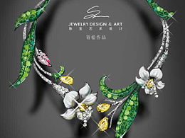 礼兰珠宝设计师正在绘制东方元素草图