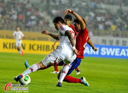 国足对战韩国比赛现场